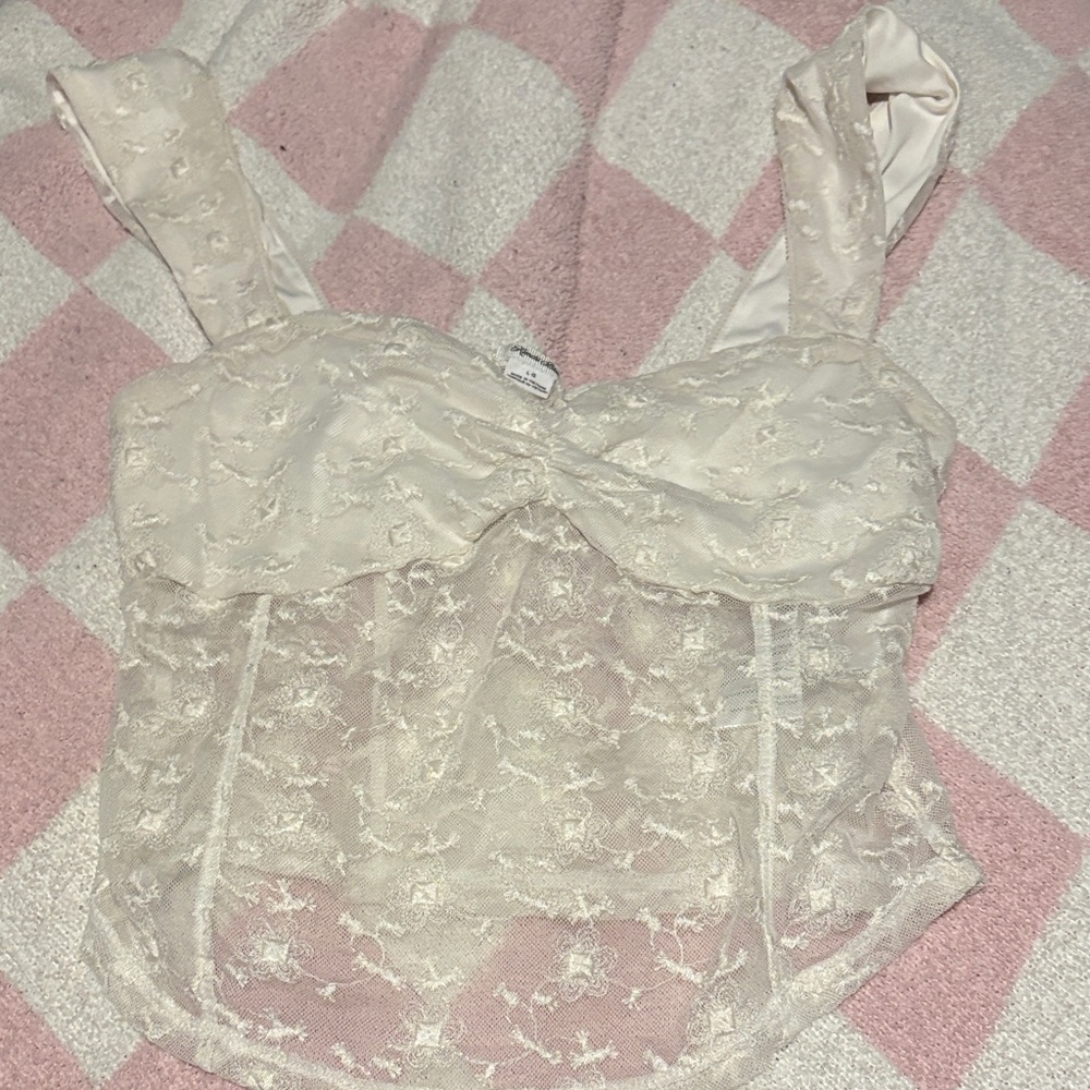 Delicate Ivory Lace Top